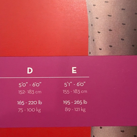 Spanx Sheers Black Swiss Dot Shaping All Day‎ Style 397 Size E New - Picture 4 of 4